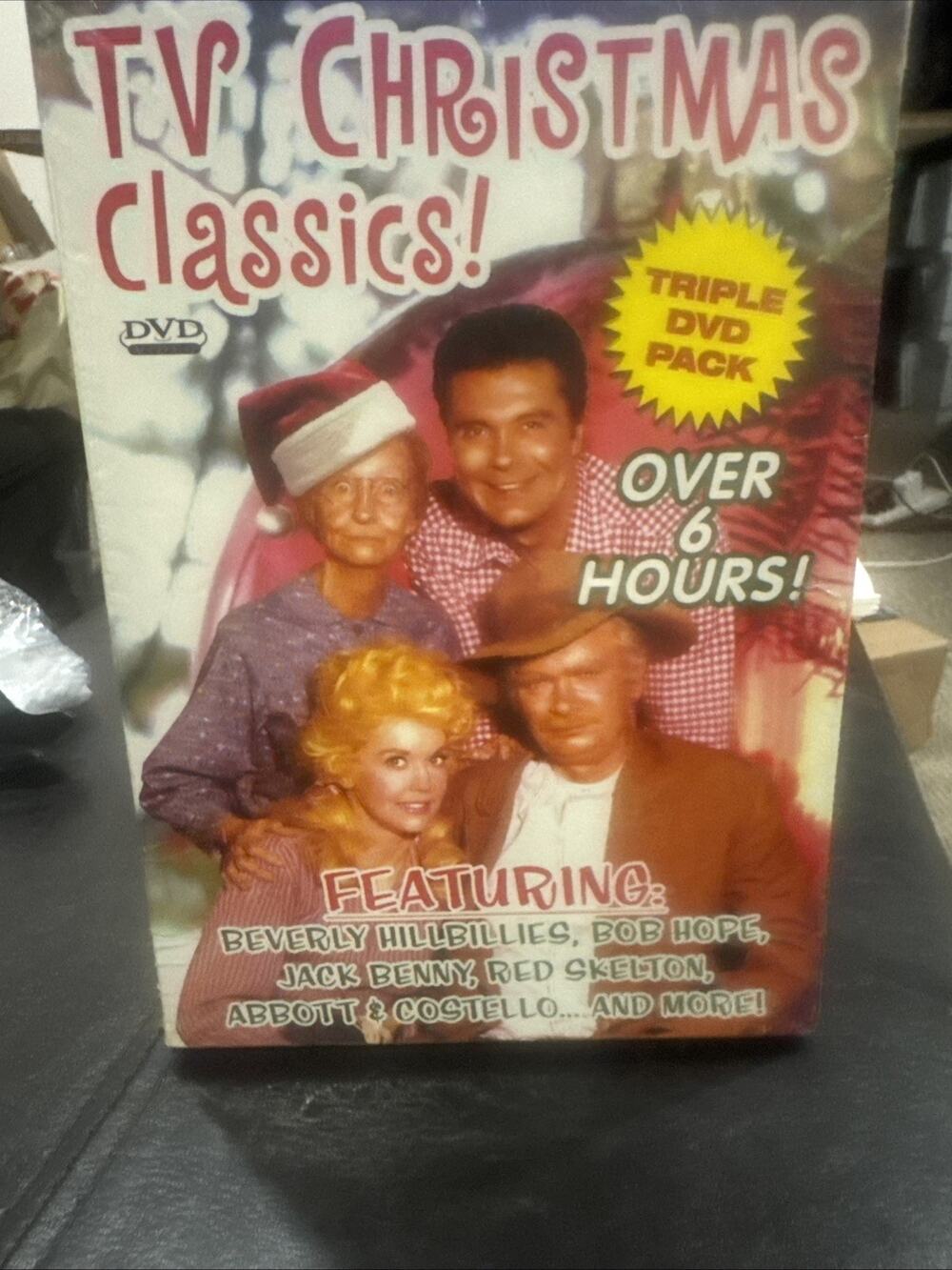 (NEW) TV Christmas Classics 3 DVD Set Abbott Costello/ Beverly Hillbillies/ BOB